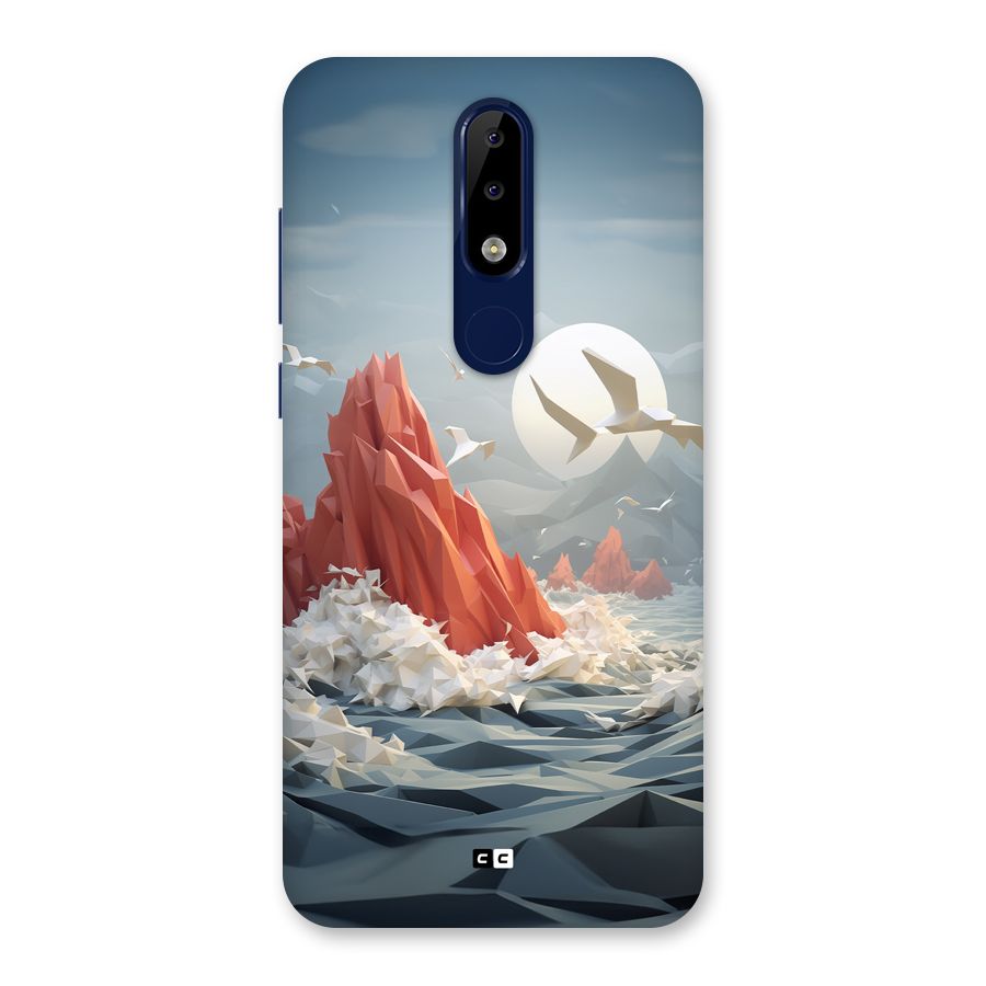 Three Dimension Sea Back Case for Nokia 5.1 Plus