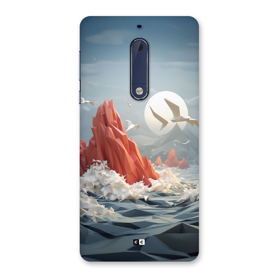 Three Dimension Sea Back Case for Nokia 5