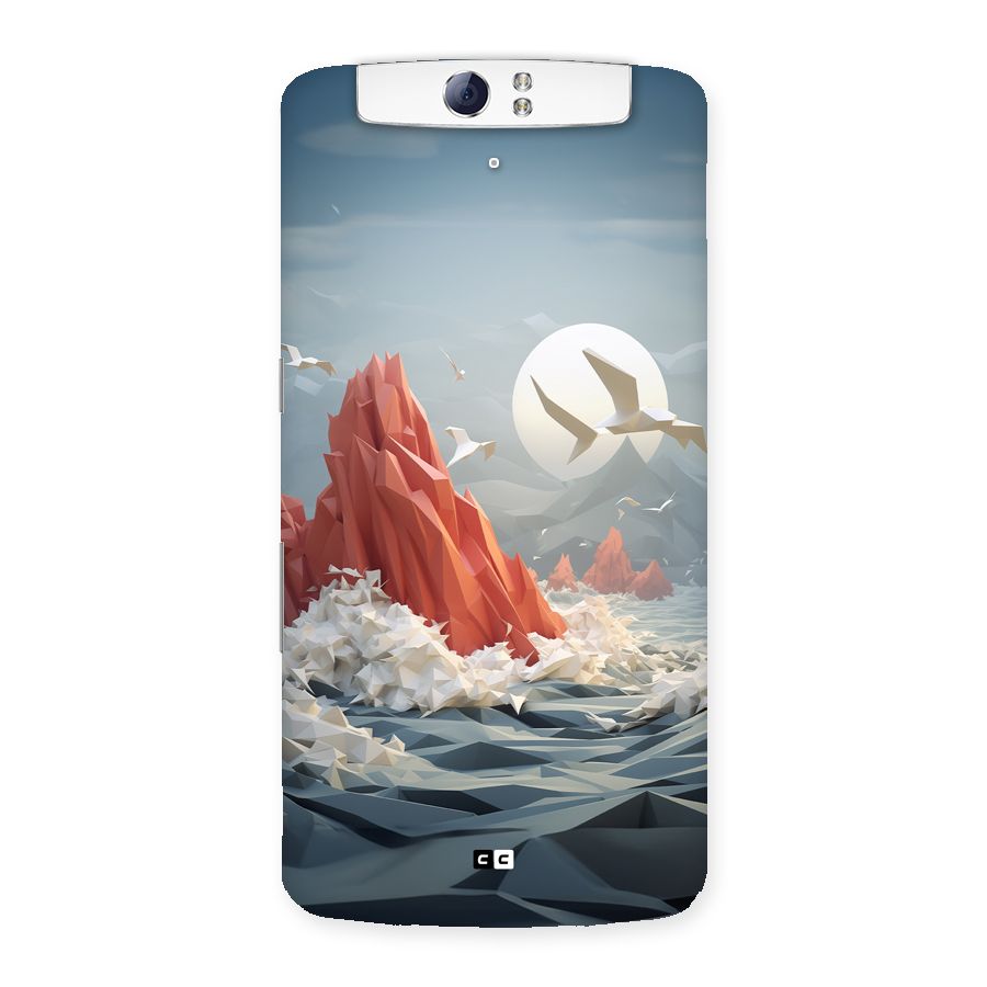 Three Dimension Sea Back Case for Oppo N1