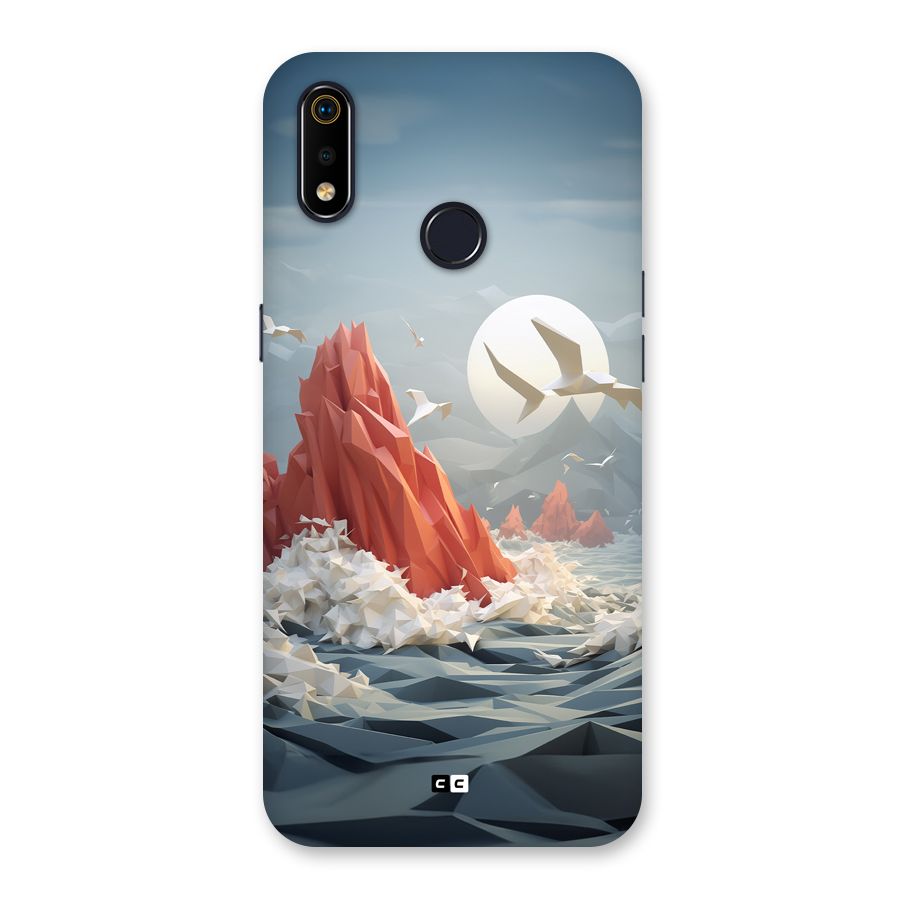 Three Dimension Sea Back Case for Realme 3i