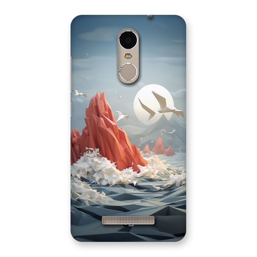 Three Dimension Sea Back Case for Redmi Note 3