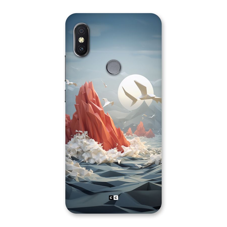 Three Dimension Sea Back Case for Redmi Y2