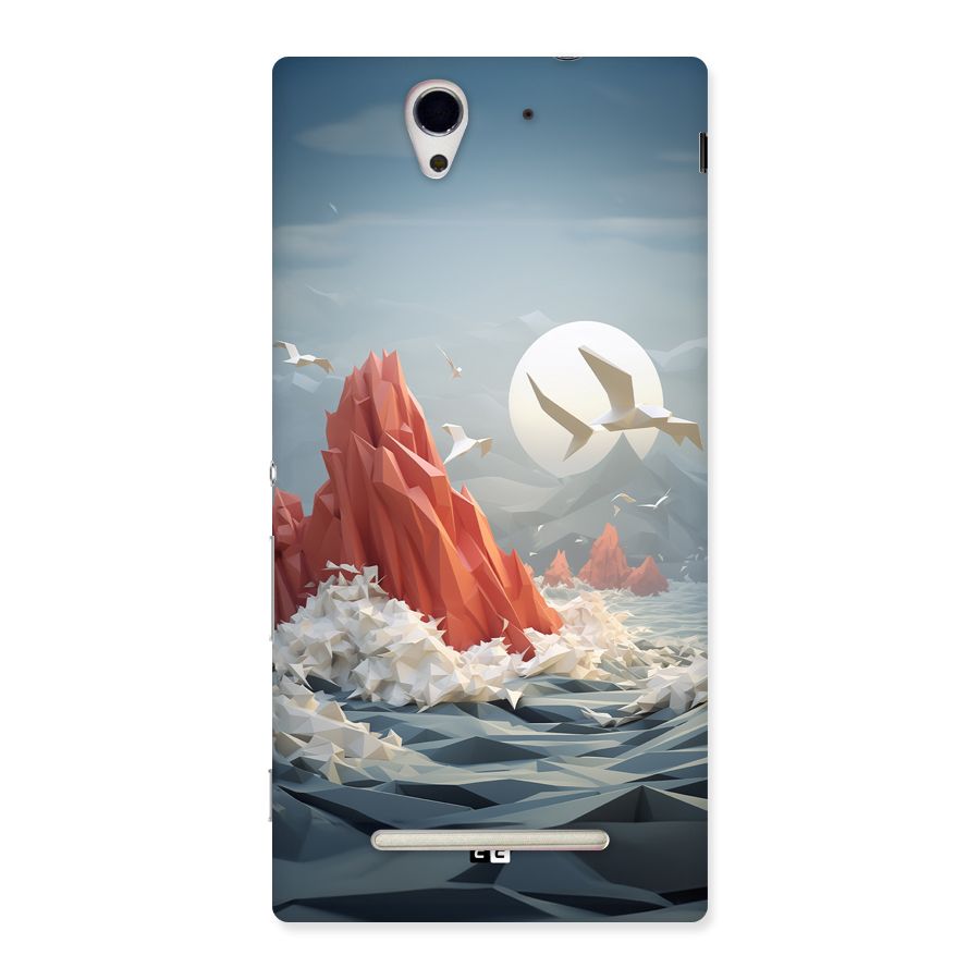Three Dimension Sea Back Case for Xperia C3