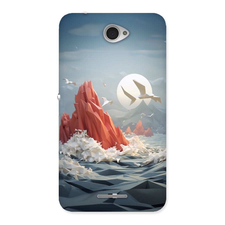 Three Dimension Sea Back Case for Xperia E4