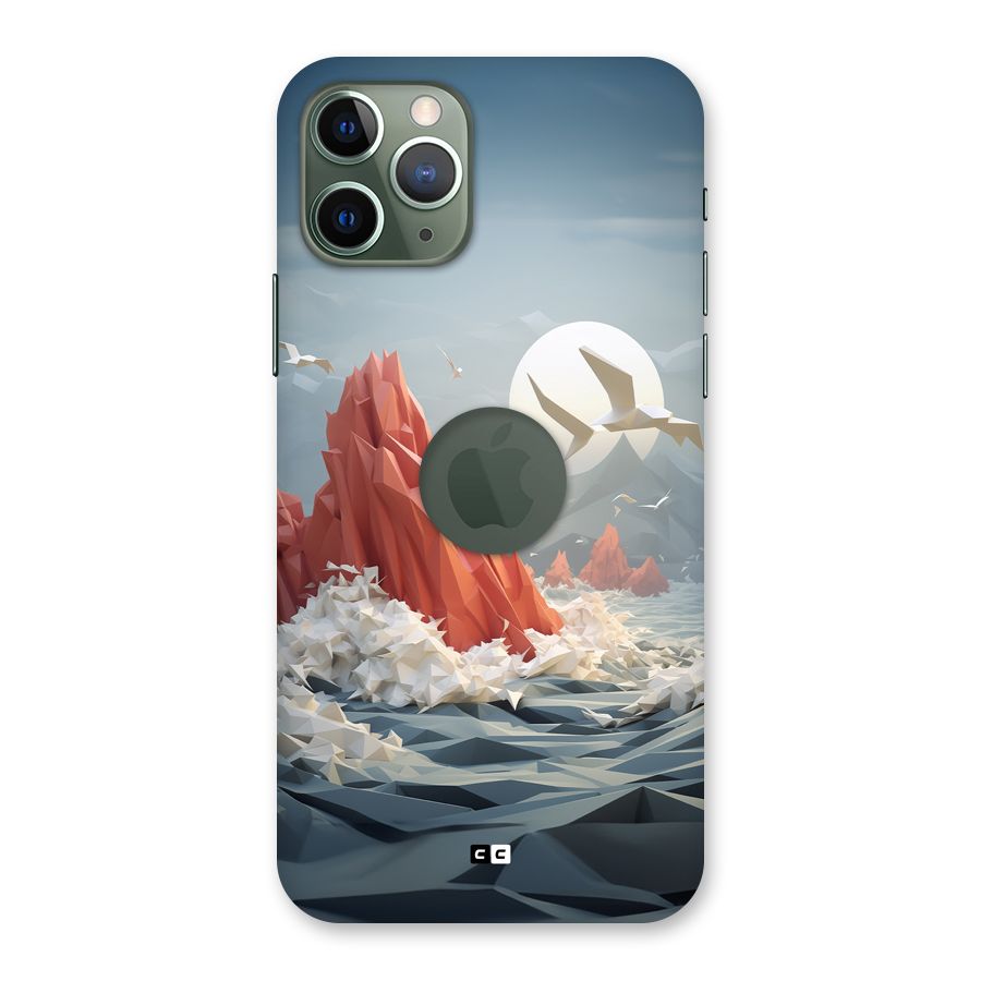 Three Dimension Sea Back Case for iPhone 11 Pro Logo Cut