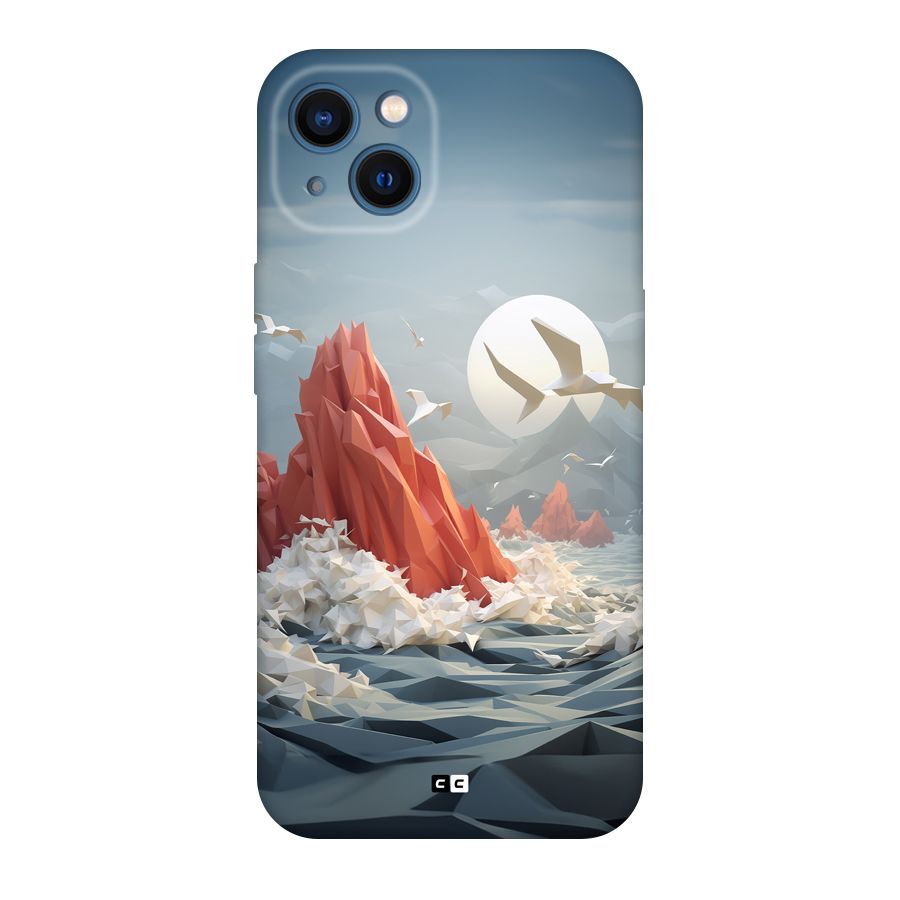 Three Dimension Sea Back Case for iPhone 13