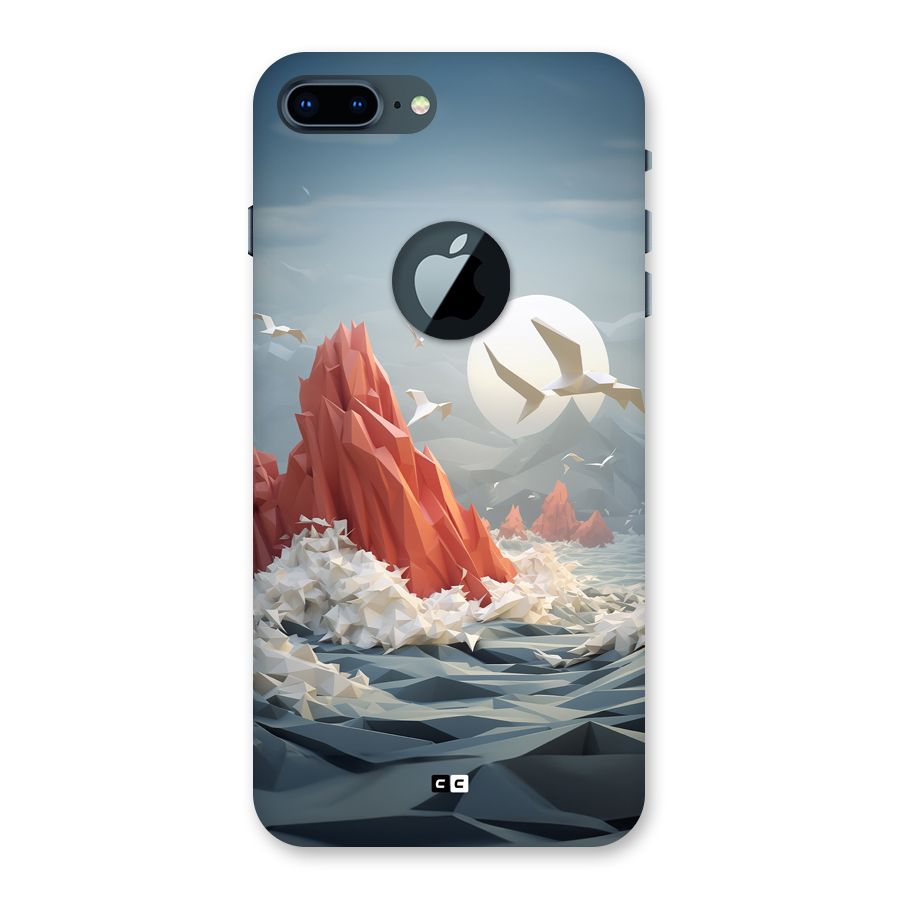 Three Dimension Sea Back Case for iPhone 7 Plus Logo Cut