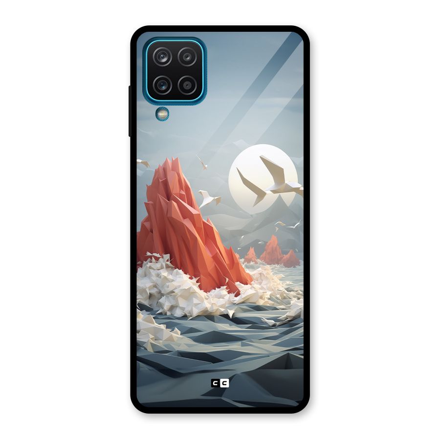 Three Dimension Sea Glass Back Case for Galaxy A12