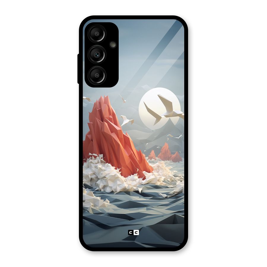 Three Dimension Sea Glass Back Case for Galaxy A14 5G
