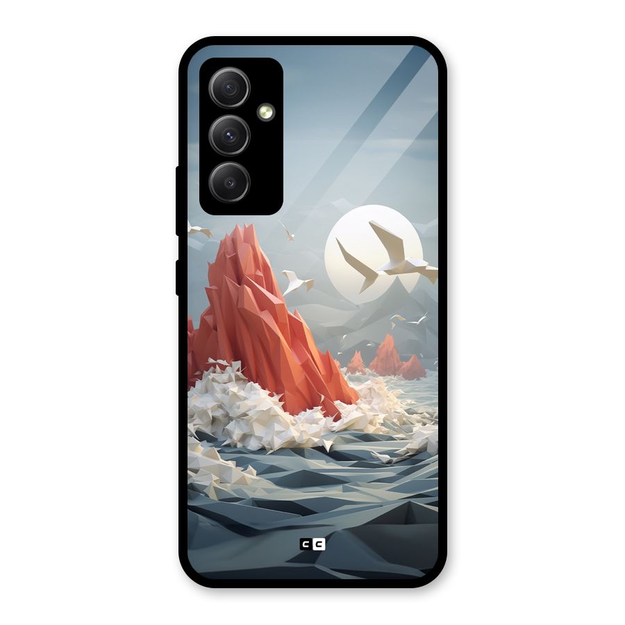 Three Dimension Sea Glass Back Case for Galaxy A34