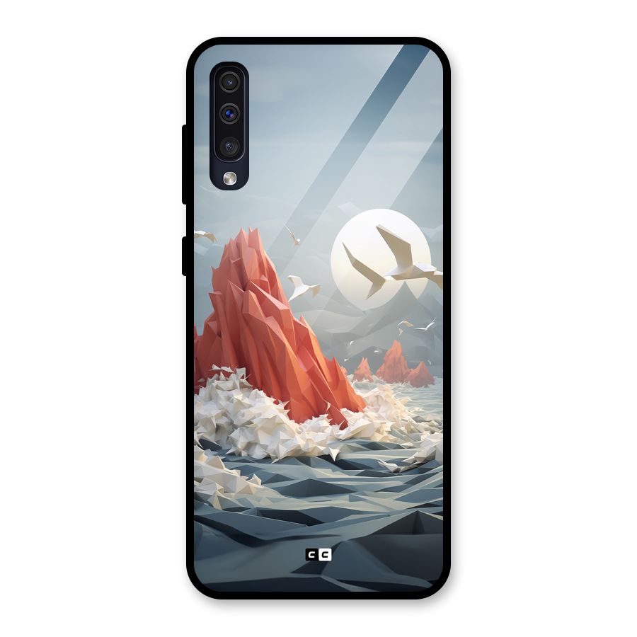 Three Dimension Sea Glass Back Case for Galaxy A50s