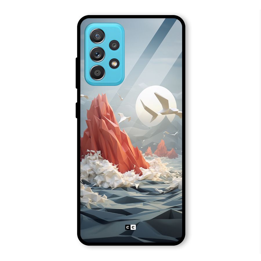 Three Dimension Sea Glass Back Case for Galaxy A52