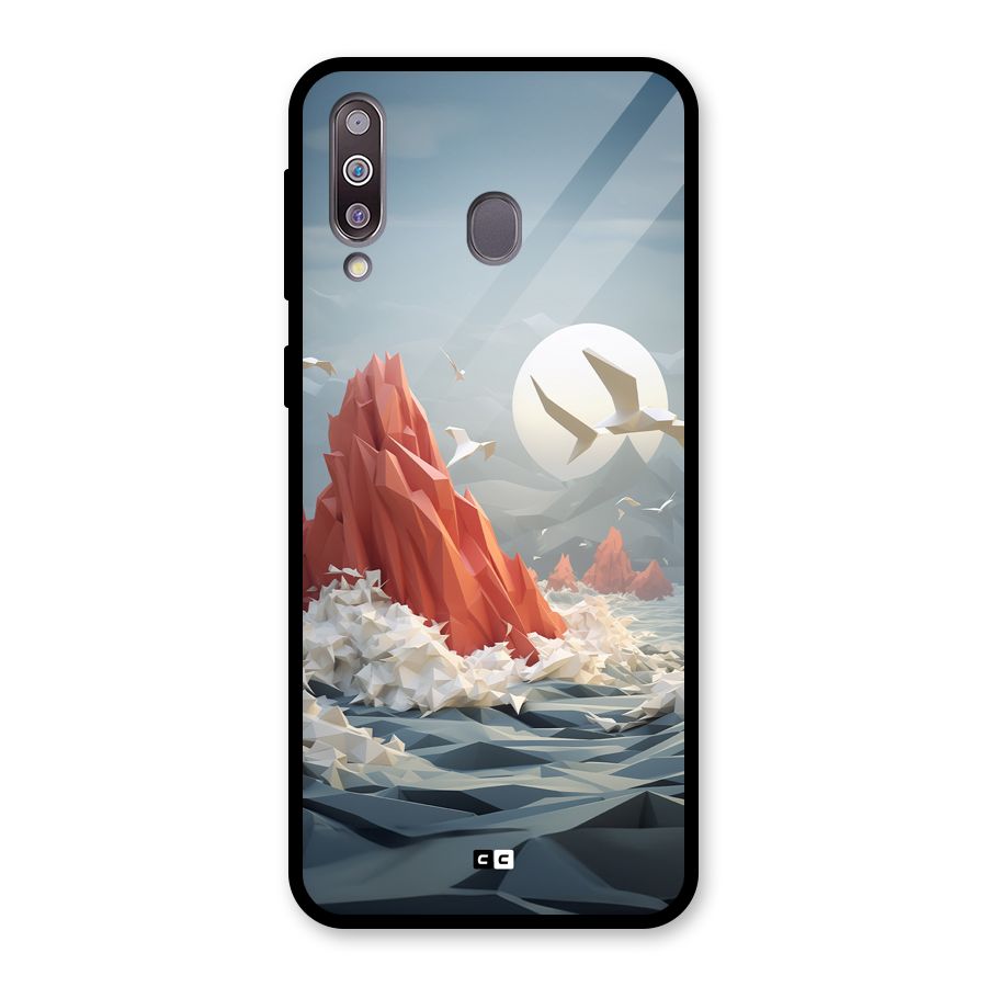 Three Dimension Sea Glass Back Case for Galaxy M30