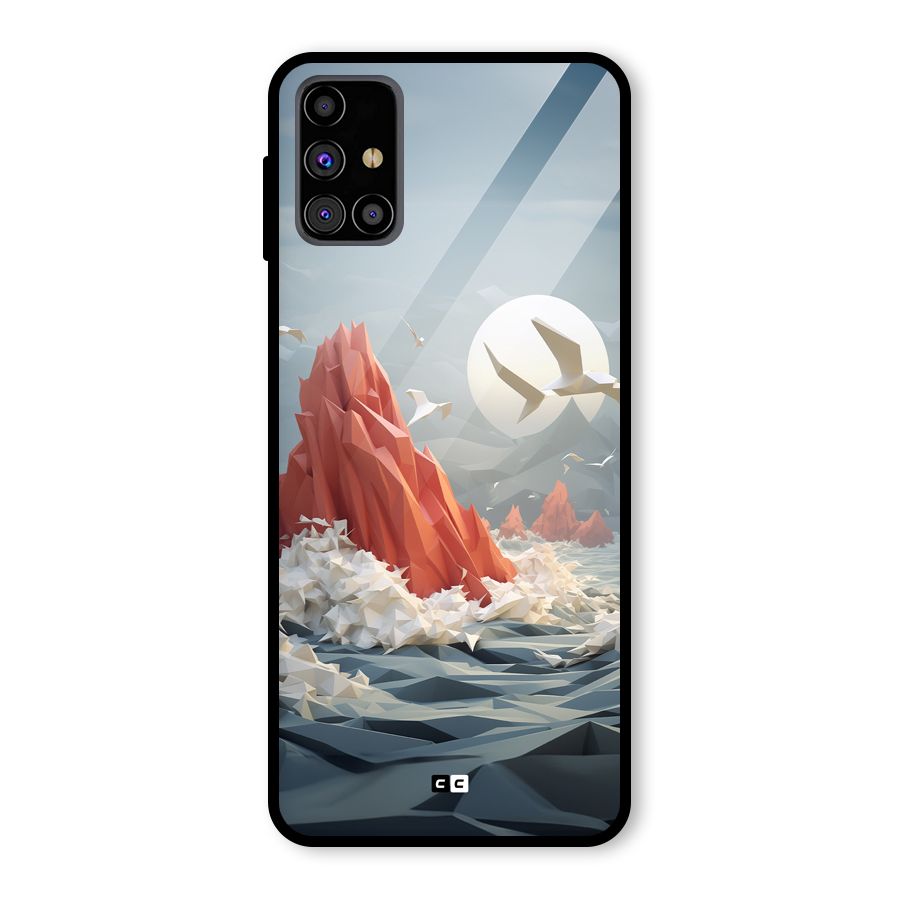 Three Dimension Sea Glass Back Case for Galaxy M31s
