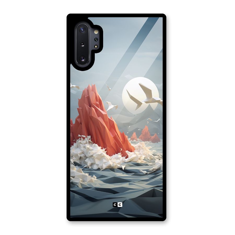 Three Dimension Sea Glass Back Case for Galaxy Note 10 Plus