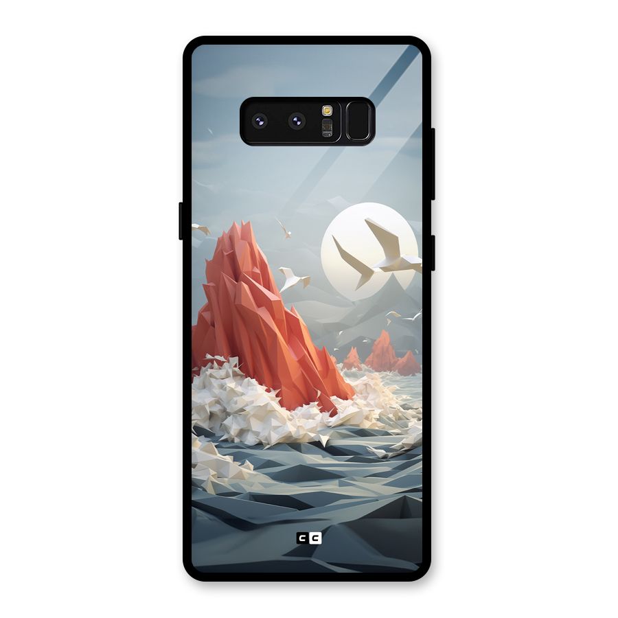 Three Dimension Sea Glass Back Case for Galaxy Note 8