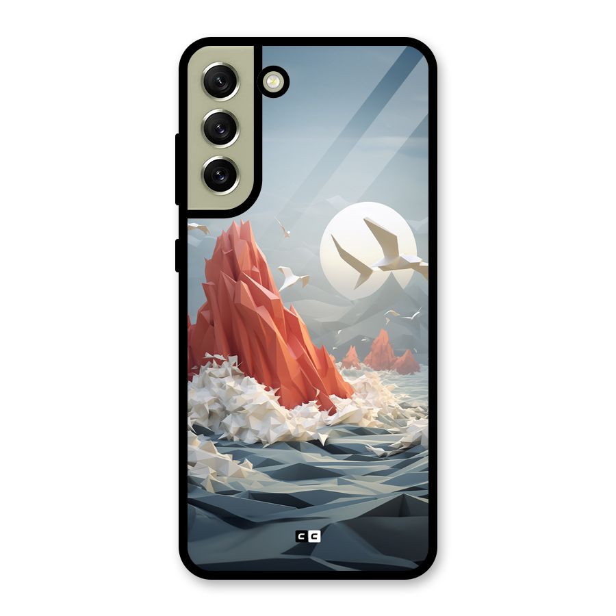 Three Dimension Sea Glass Back Case for Galaxy S21 FE 5G