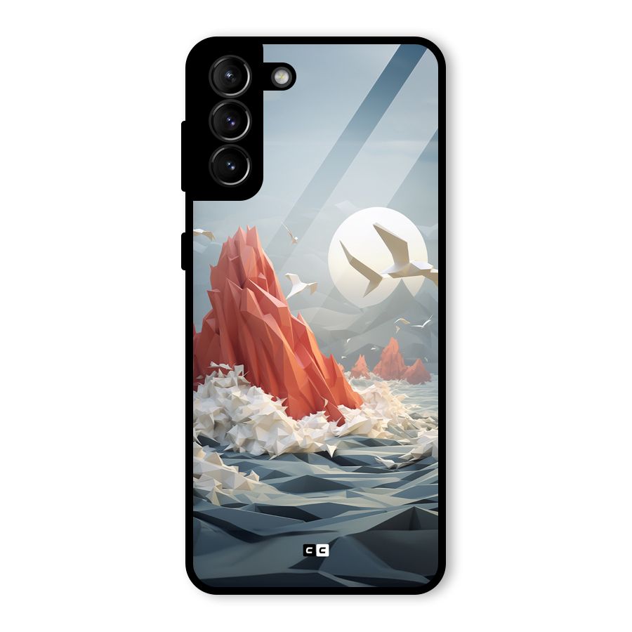 Three Dimension Sea Glass Back Case for Galaxy S21 Plus