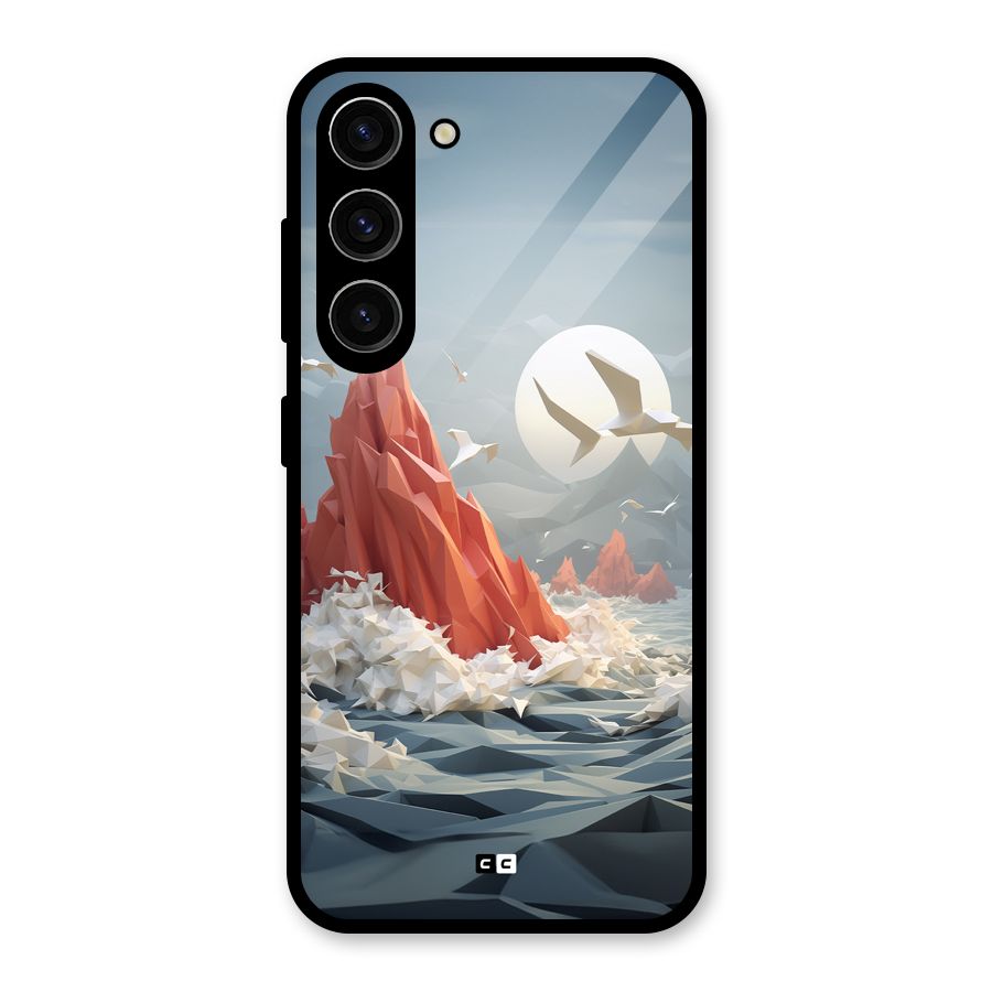 Three Dimension Sea Glass Back Case for Galaxy S23
