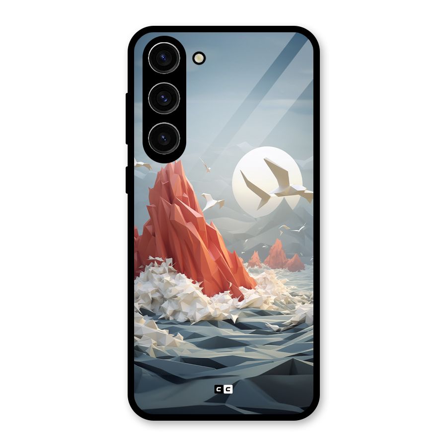 Three Dimension Sea Glass Back Case for Galaxy S23 Plus