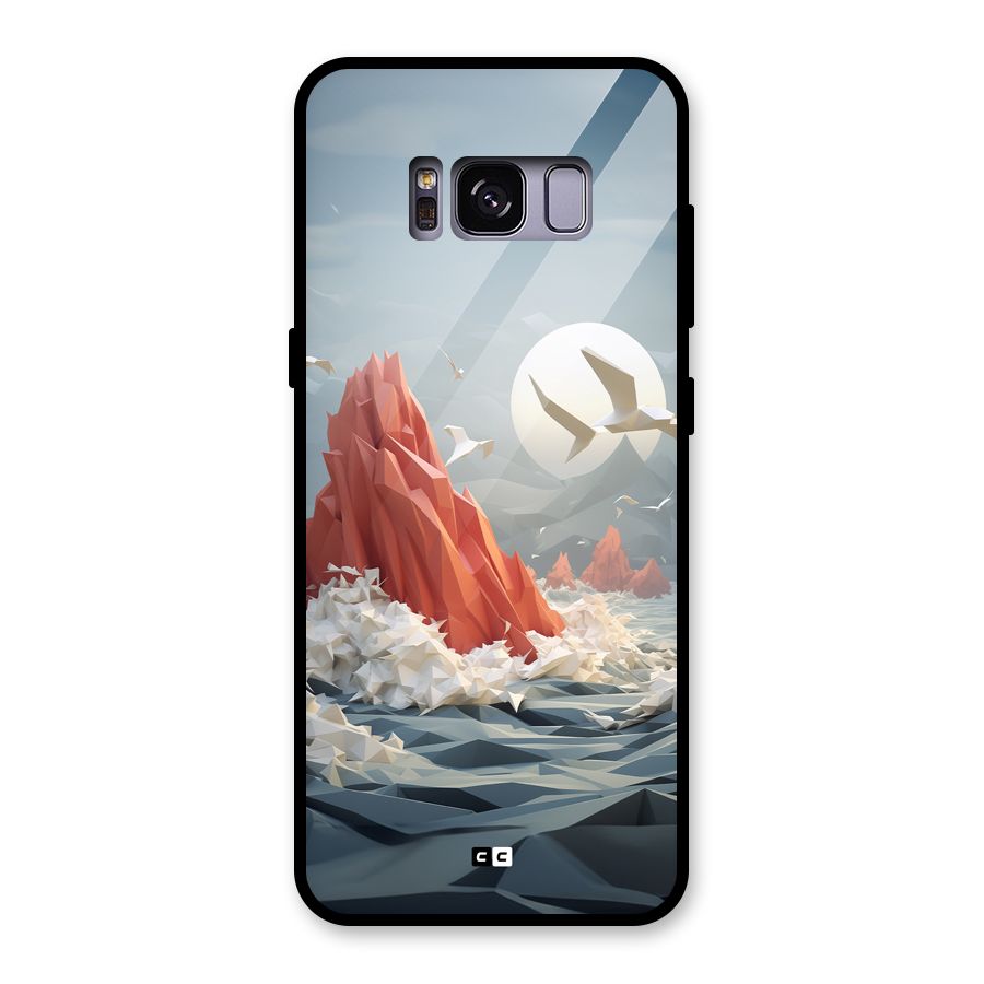 Three Dimension Sea Glass Back Case for Galaxy S8