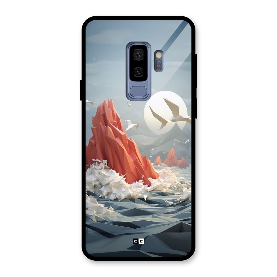 Three Dimension Sea Glass Back Case for Galaxy S9 Plus