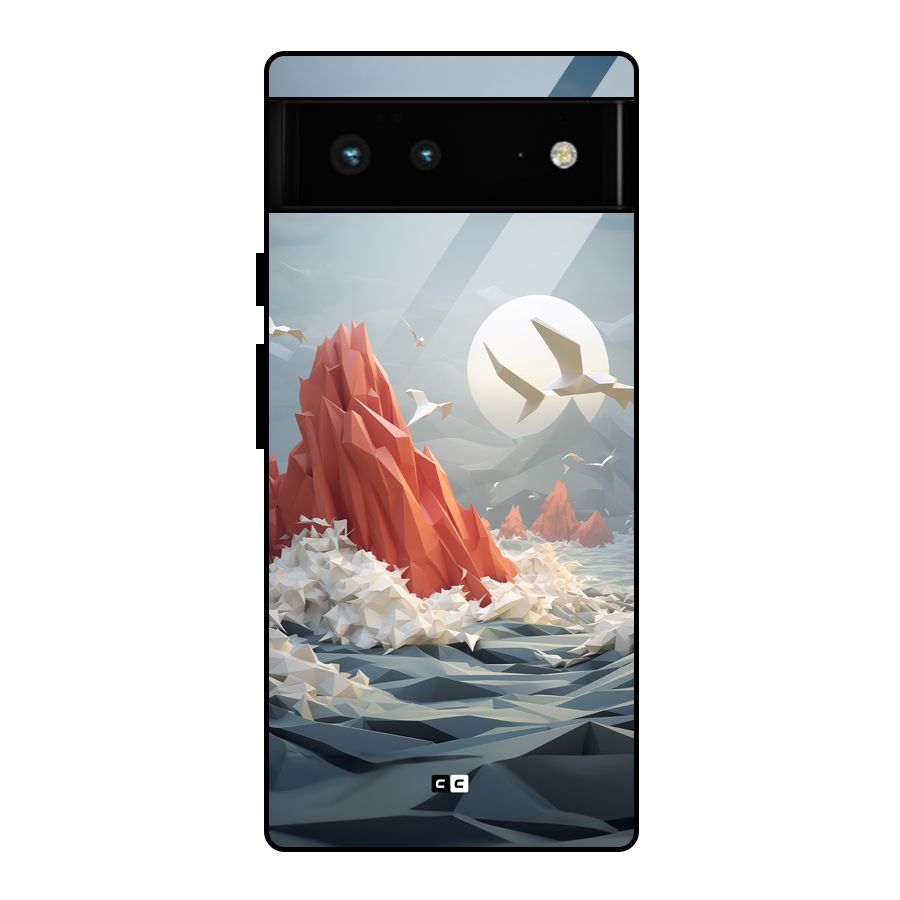 Three Dimension Sea Glass Back Case for Google Pixel 6