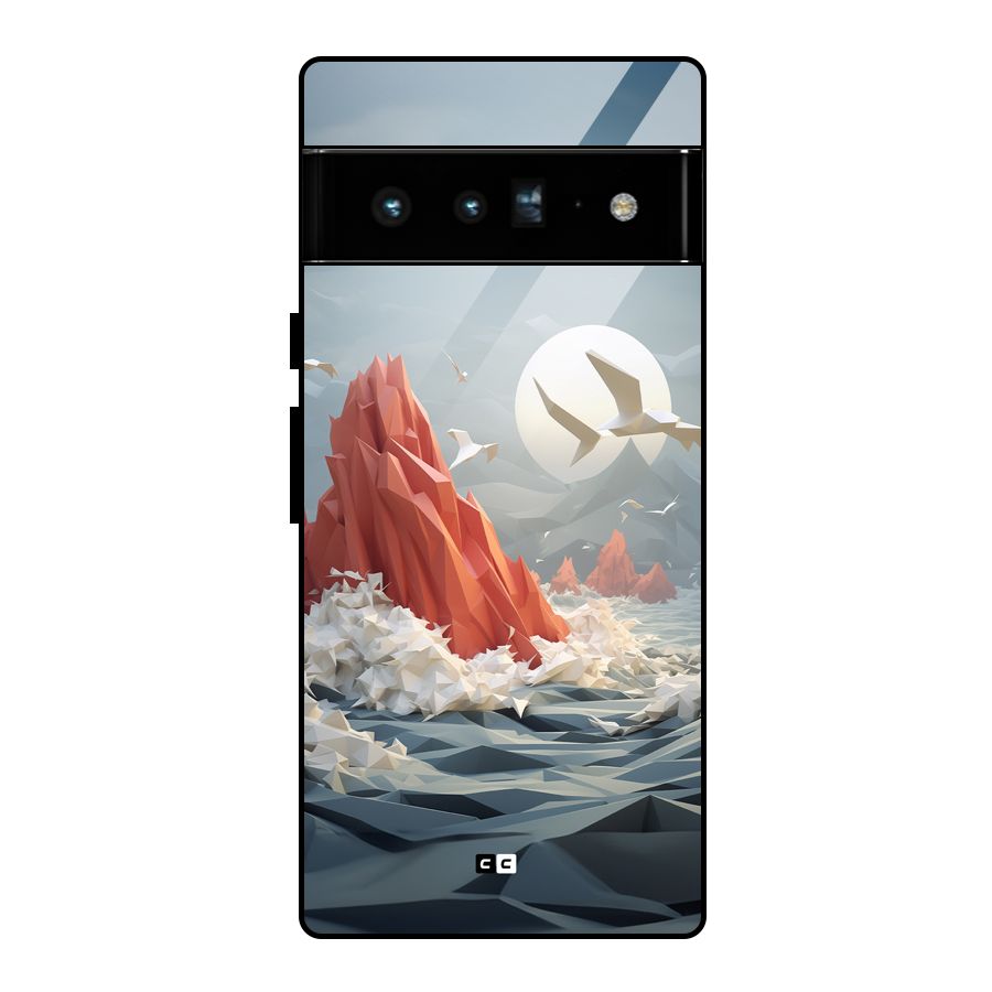 Three Dimension Sea Glass Back Case for Google Pixel 6 Pro