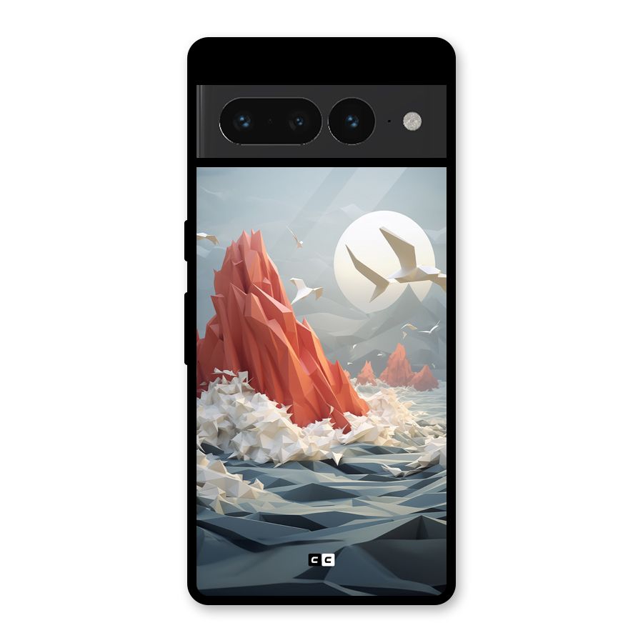 Three Dimension Sea Glass Back Case for Google Pixel 7 Pro