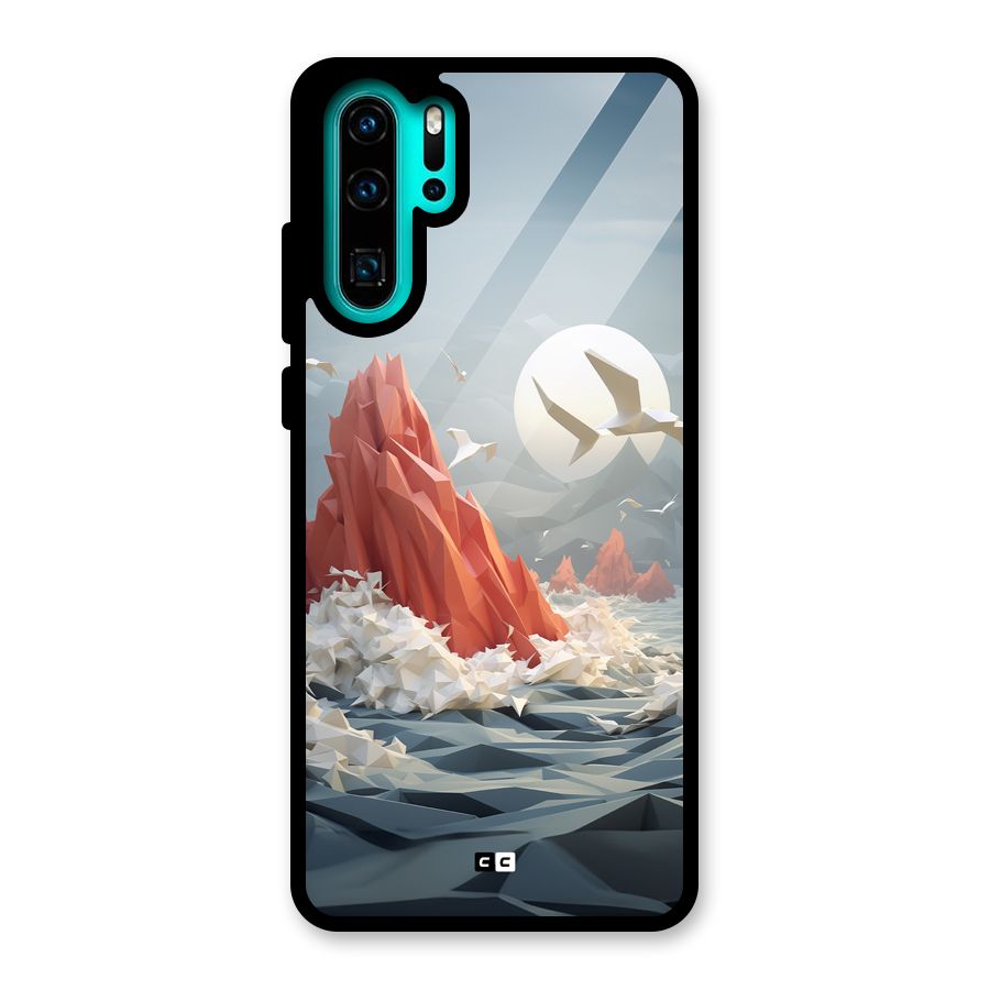 Three Dimension Sea Glass Back Case for Huawei P30 Pro