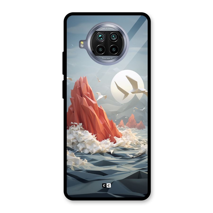 Three Dimension Sea Glass Back Case for Mi 10i