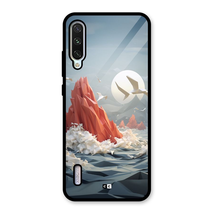 Three Dimension Sea Glass Back Case for Mi A3