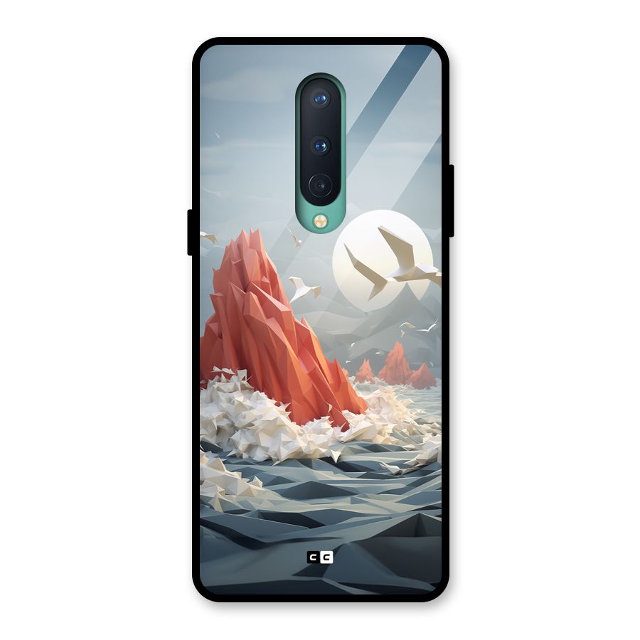 Three Dimension Sea Glass Back Case for OnePlus 8