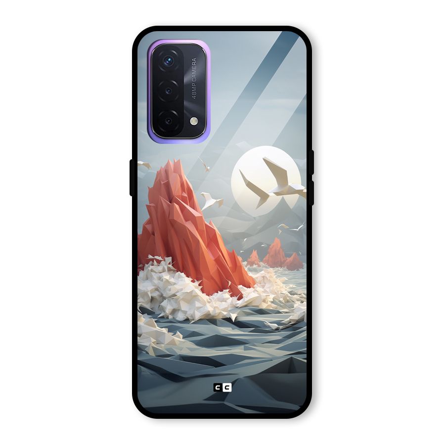 Three Dimension Sea Glass Back Case for Oppo A74 5G