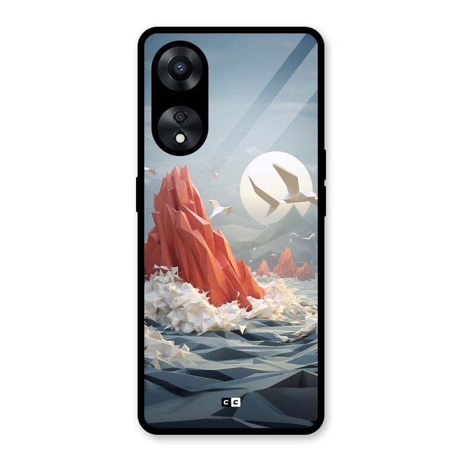 Three Dimension Sea Glass Back Case for Oppo A78