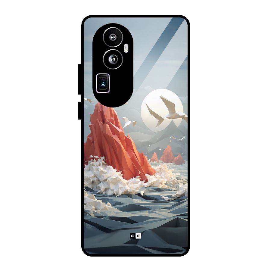 Three Dimension Sea Glass Back Case for Oppo Reno10 Pro Plus