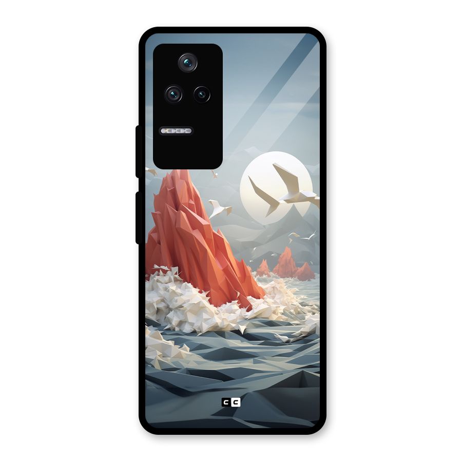 Three Dimension Sea Glass Back Case for Poco F4 5G