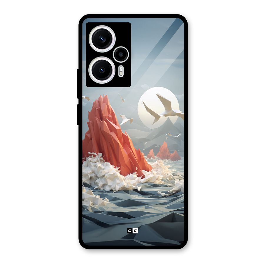Three Dimension Sea Glass Back Case for Poco F5