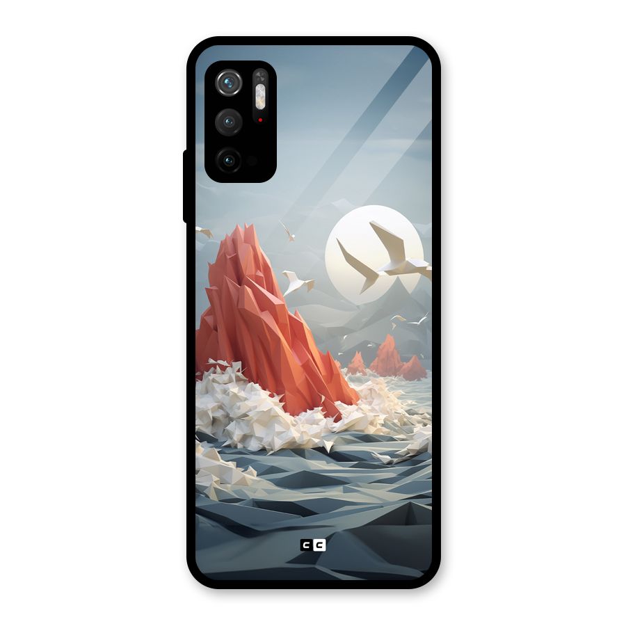 Three Dimension Sea Glass Back Case for Poco M3 Pro 5G