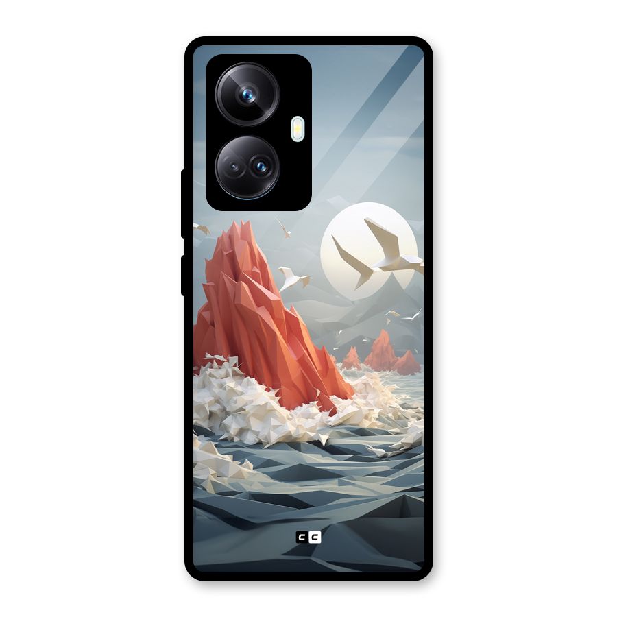 Three Dimension Sea Glass Back Case for Realme 10 Pro Plus