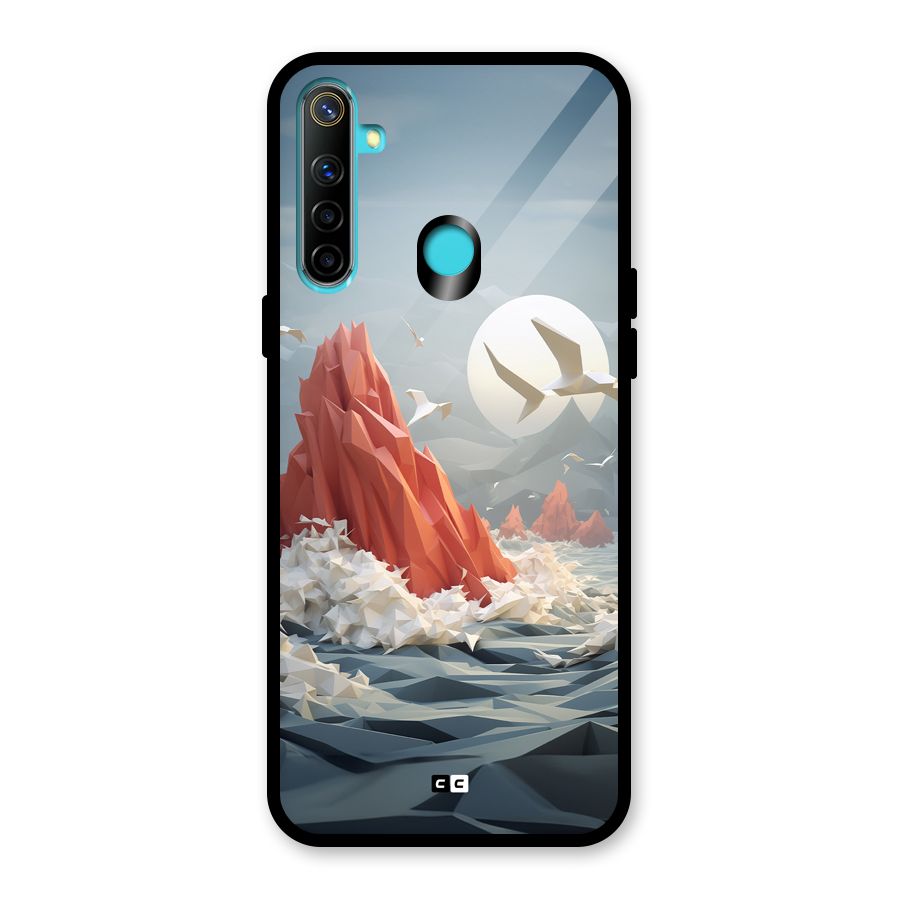 Three Dimension Sea Glass Back Case for Realme 5