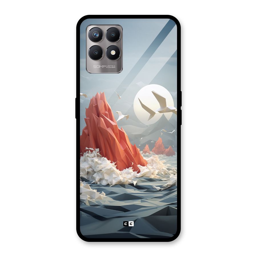 Three Dimension Sea Glass Back Case for Realme 8i