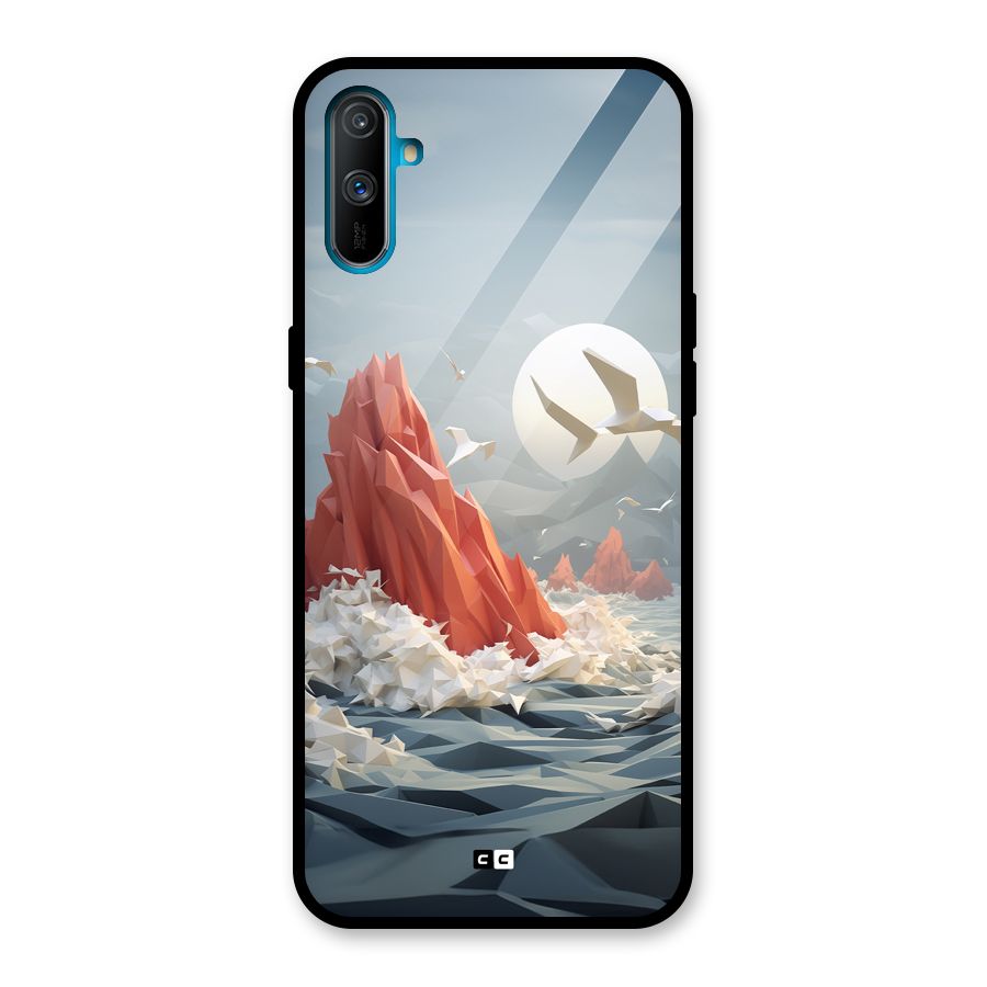 Three Dimension Sea Glass Back Case for Realme C3