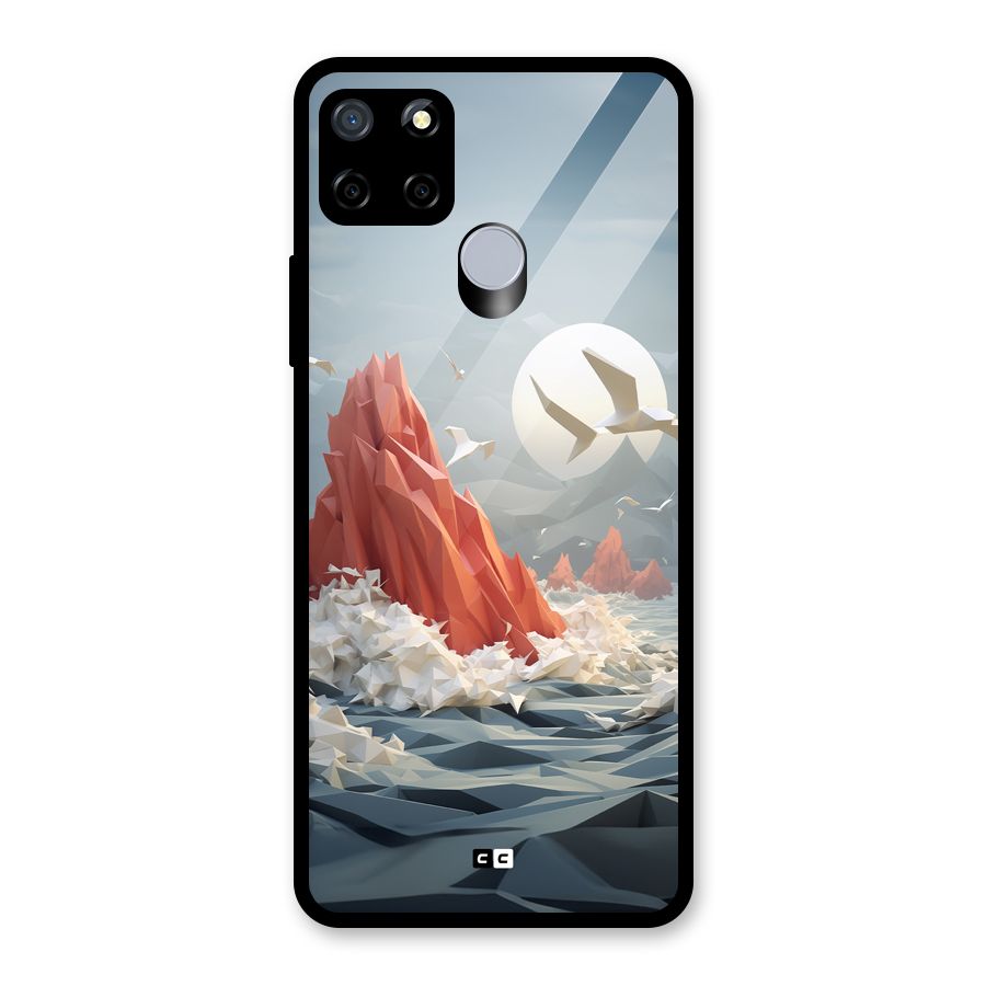 Three Dimension Sea Glass Back Case for Realme Narzo 30A