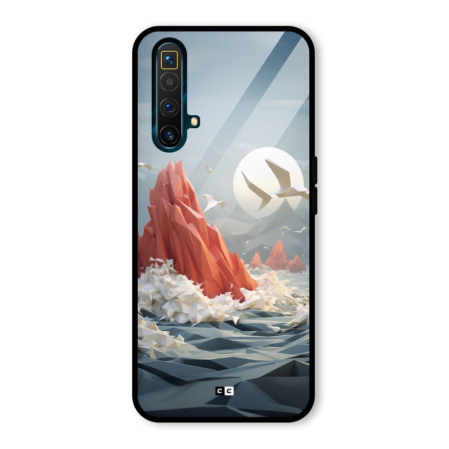 Three Dimension Sea Glass Back Case for Realme X3