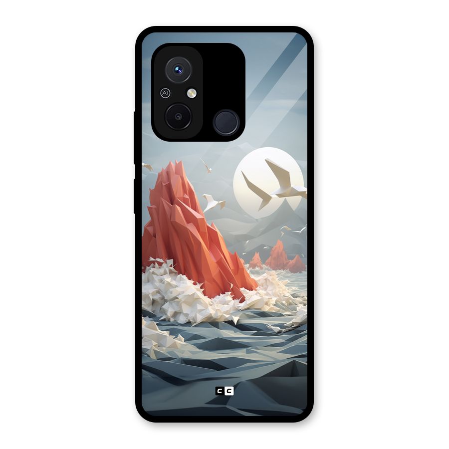 Three Dimension Sea Glass Back Case for Redmi 12C