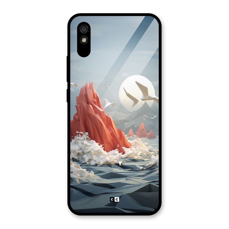 Three Dimension Sea Glass Back Case for Redmi 9A