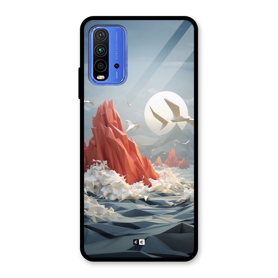 Three Dimension Sea Glass Back Case for Redmi 9 Power
