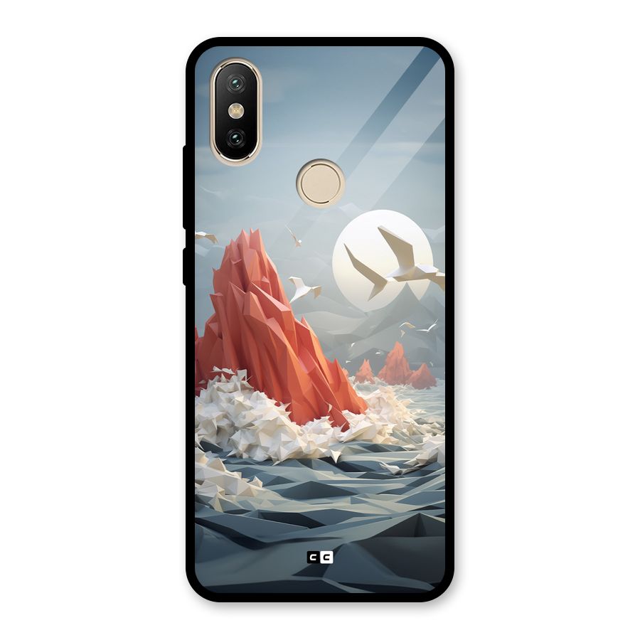 Three Dimension Sea Glass Back Case for Redmi A2
