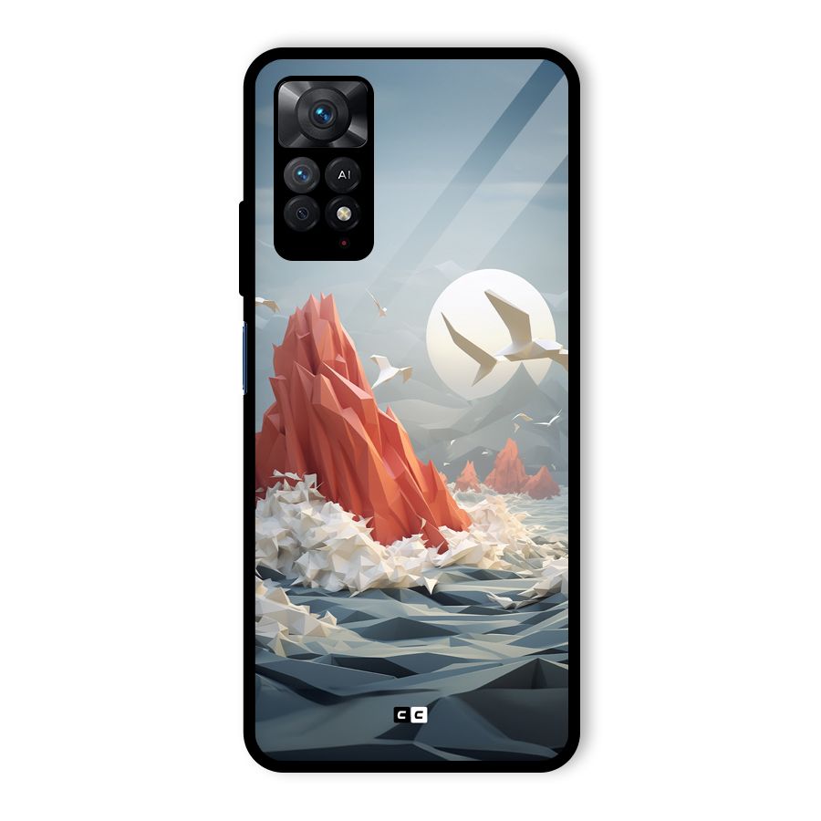 Three Dimension Sea Glass Back Case for Redmi Note 11 Pro